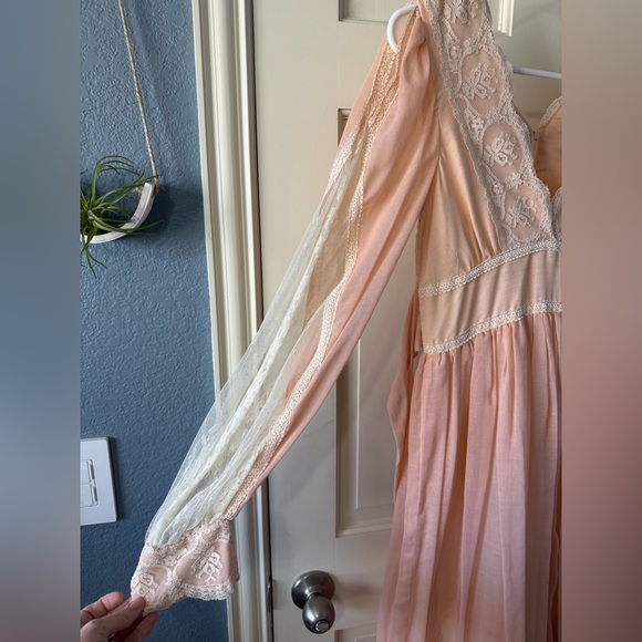 Gunne sax vintage dress pink lace - Picture 2 of 4